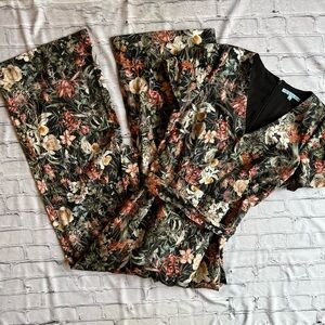 Cottagecore Garden Antonio Melani Jumpsuit 12 All Over Floral Fairy Whimsical